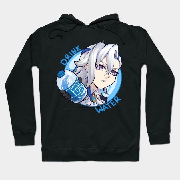 Drink Water - Neuvillette Hoodie by Hayde